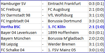 Faszinosum Vedad Ibisevic Hertha BSC - 1. FC Köln